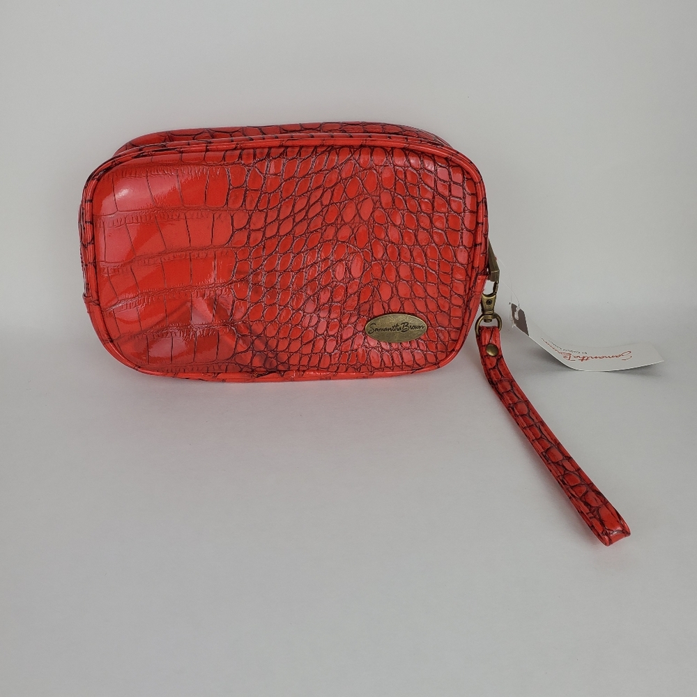 Samantha Brown Cool It Caddy Red croc